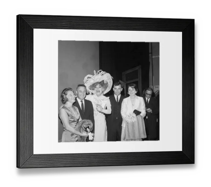 Framed Print : Astronauts Meeting Carol Channing Framed Print : Astronauts Meeting Carol Channing
