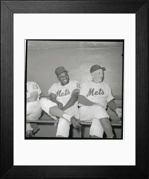 Framed Print : Casey Stengel Sitting and Talking with Baseball Player Dan Napoleon Framed Print : Casey Stengel Sitting and Talking with Baseball Player Dan Napoleon
