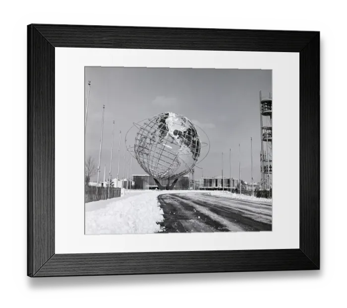 Framed Print : The Unisphere at 1964 World's Fair