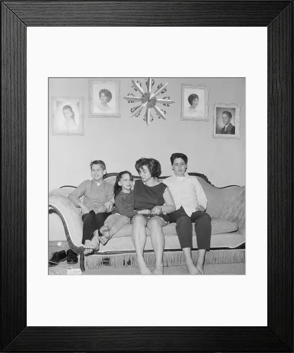 Framed Print : Children of Slain Civil Rights Activist