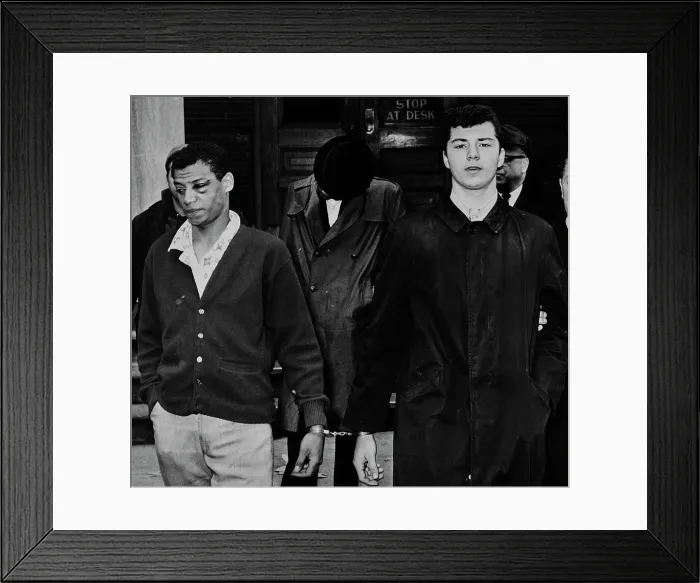 Framed Print : Teenage Arrests After Gang Fight Framed Print : Teenage Arrests After Gang Fight