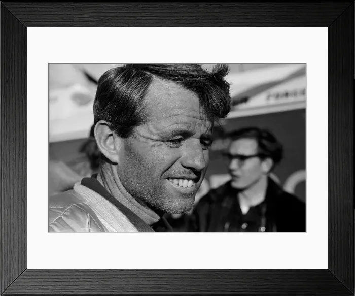 Framed Print : Head Shot of Robert Kennedy Smiling