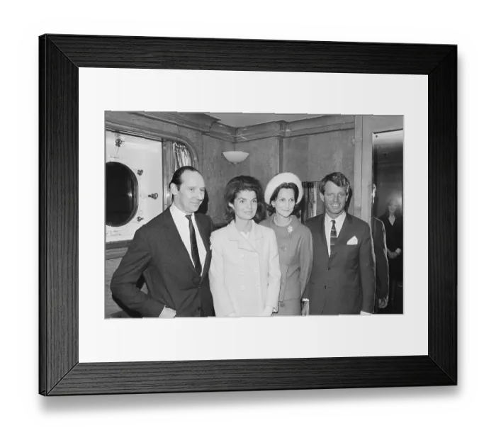Framed Print : Robert Kennedy, Jacqueline Kennedy, Lord Harlech and Mrs. Harlech Framed Print : Robert Kennedy, Jacqueline Kennedy, Lord Harlech and Mrs. Harlech