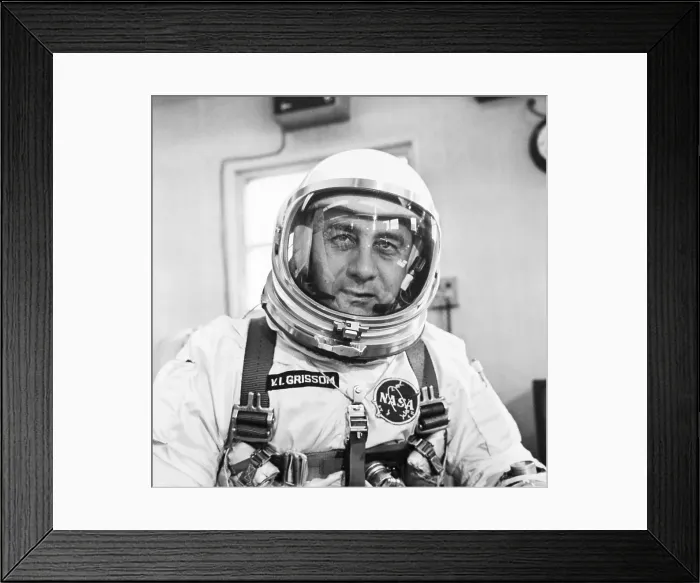 Framed Print : Virgil Grissom In Spacesuit / Headshoulder Framed Print : Virgil Grissom In Spacesuit / Headshoulder