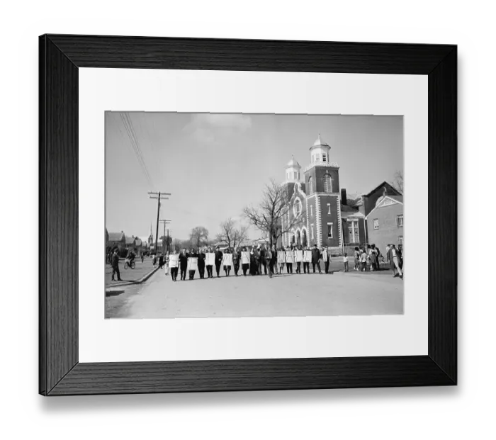 Framed Print : Marchers Carry Signs That Read Selma Wall Framed Print : Marchers Carry Signs That Read Selma Wall