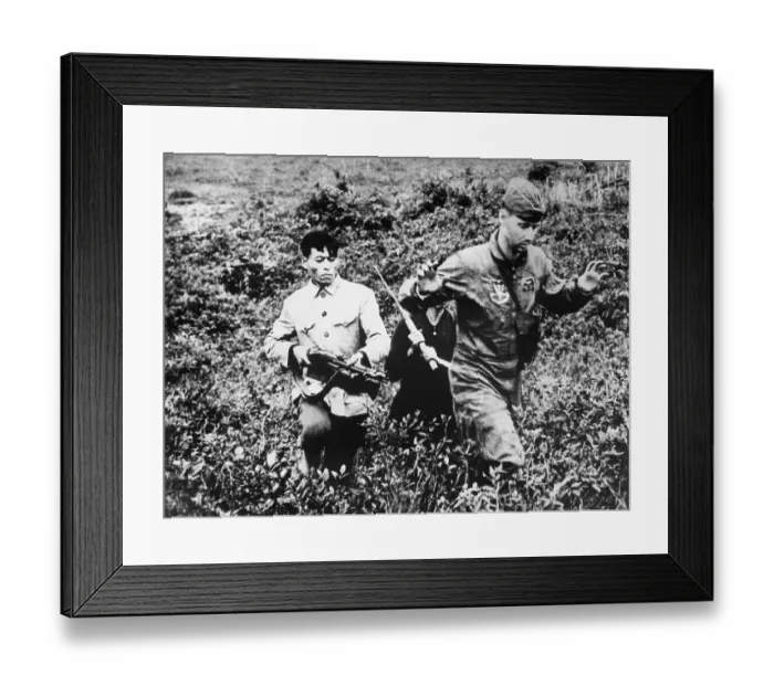 Framed Print : Pilot Captured By Vietnamese Militia Framed Print : Pilot Captured By Vietnamese Militia