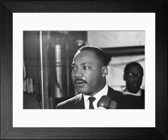 Framed Print : Martin Luther King In Montgomery Al Framed Print : Martin Luther King In Montgomery Al