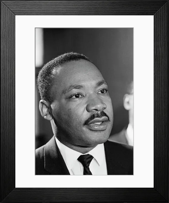 Framed Print : Martin Luther King, Jr. at Press Conference Framed Print : Martin Luther King, Jr. at Press Conference