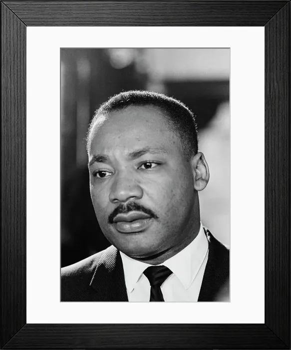 Framed Print : Martin Luther King In Montgomery Al Framed Print : Martin Luther King In Montgomery Al
