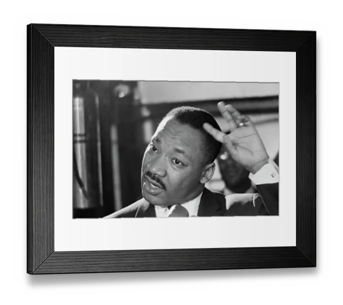 Framed Print : Martin Luther King In Montgomery Al Framed Print : Martin Luther King In Montgomery Al