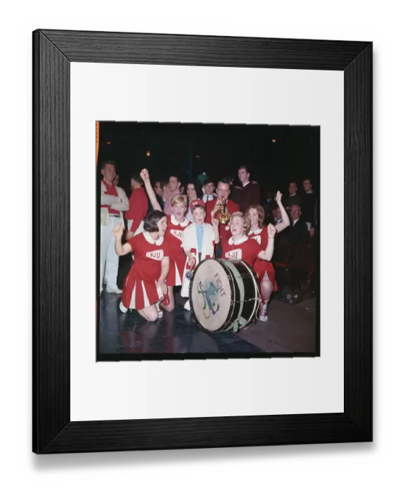 Framed Print : Cheer Leaders of Boston College Framed Print : Cheer Leaders of Boston College
