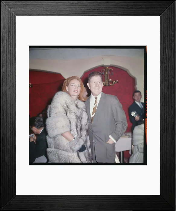 Framed Print : Rudy Vallee and His Wife Framed Print : Rudy Vallee and His Wife