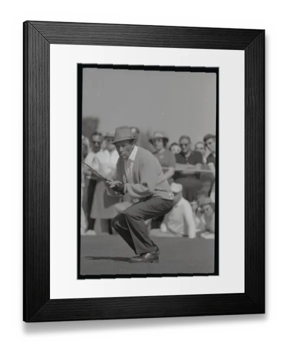 Framed Print : Ed Sullivan Playing Golf