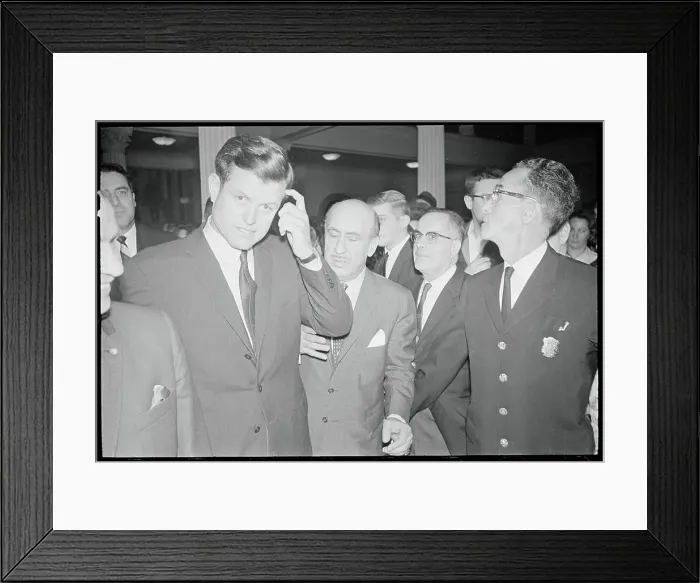 Framed Print : Edward Kennedy Looking Confused Framed Print : Edward Kennedy Looking Confused