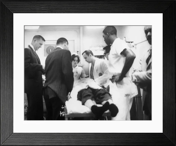 Framed Print : Doctors Work on Rev. James Reeb Framed Print : Doctors Work on Rev. James Reeb
