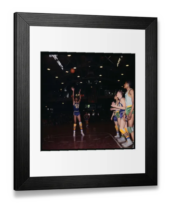 Framed Print : Lew Alcindor Catching Basketball Framed Print : Lew Alcindor Catching Basketball