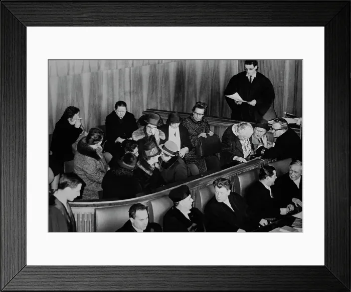 Framed Print : Nurses On Trial Framed Print : Nurses On Trial