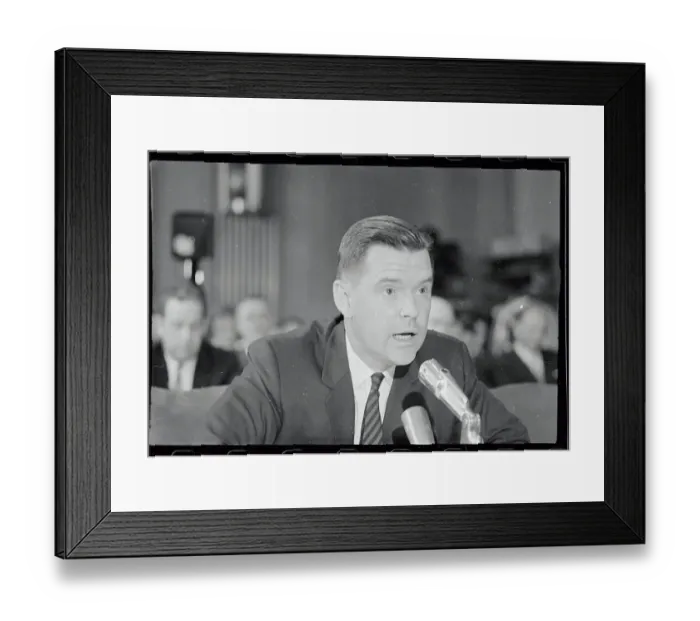 Framed Print : Thomas A. Bolan Speaking at Senate Microphone Framed Print : Thomas A. Bolan Speaking at Senate Microphone