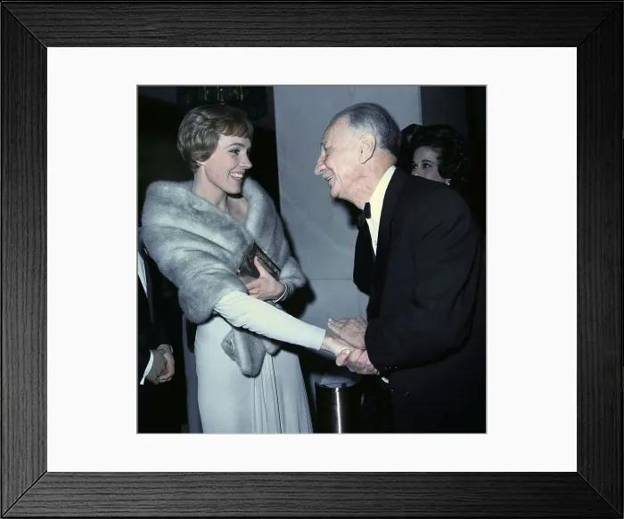 Framed Print : Julie Andrews and Russel Crouse Framed Print : Julie Andrews and Russel Crouse