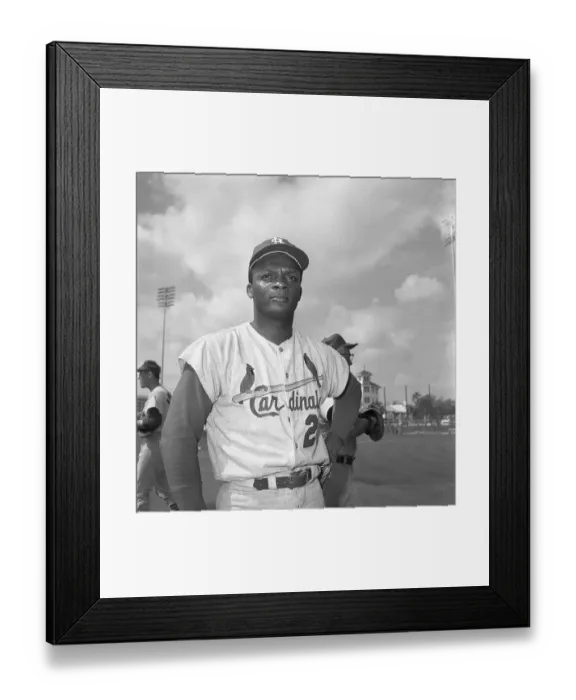 Framed Print : Curt Flood Framed Print : Curt Flood
