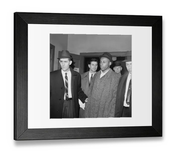 Framed Print : Suspect In Malcolm X Slaying Framed Print : Suspect In Malcolm X Slaying