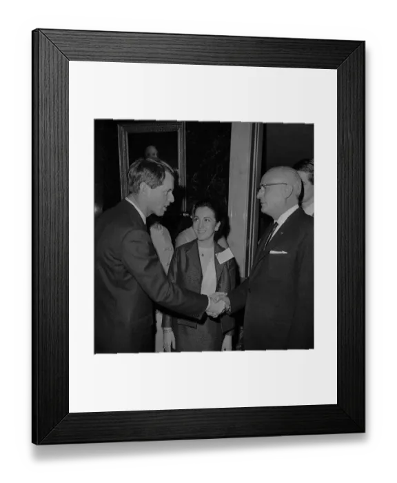 Framed Print : Robert Kennedy Meeting Peruvian Vice President Framed Print : Robert Kennedy Meeting Peruvian Vice President