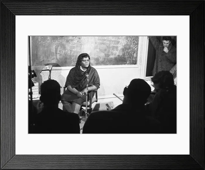 Framed Print : Sister Of Malcolm X Ella Collins Framed Print : Sister Of Malcolm X Ella Collins
