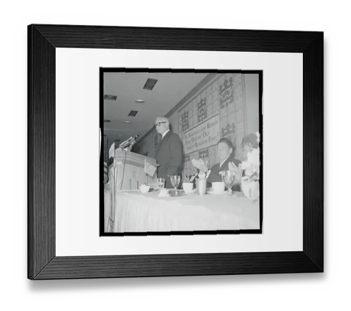 Framed Print : Barry Goldwater Making a Speech