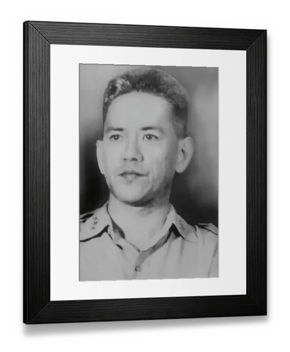 Framed Print : Portrait of General Tran Van Minh Framed Print : Portrait of General Tran Van Minh