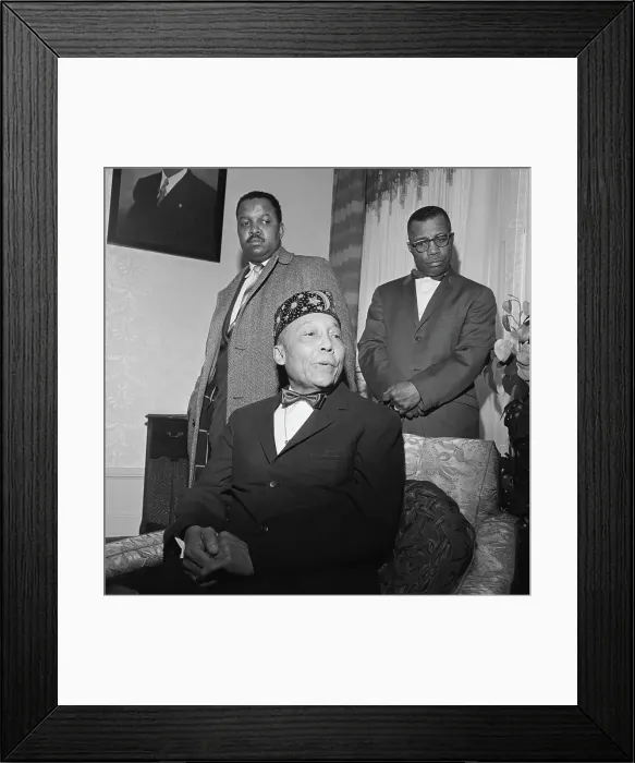 Framed Print : Nation of Islam Leader Elijah Muhammad Framed Print : Nation of Islam Leader Elijah Muhammad