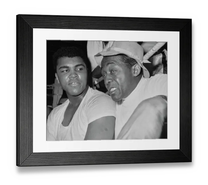 Framed Print : Muhammad Ali And Stepin Fetchit Framed Print : Muhammad Ali And Stepin Fetchit