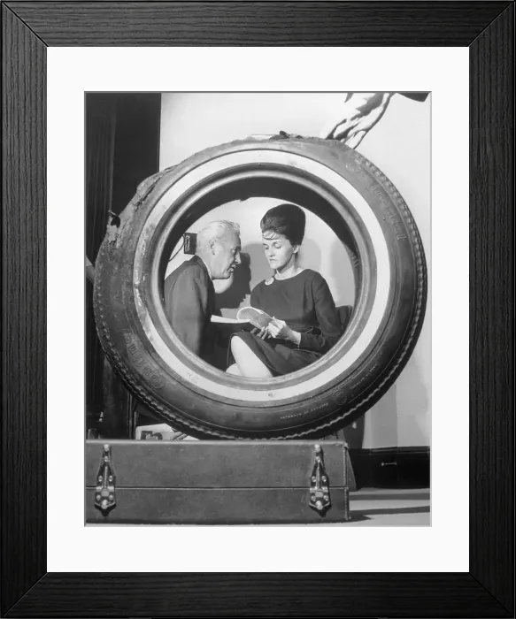 Framed Print : Lucille Miller and Attorney Edward Foley Framed Print : Lucille Miller and Attorney Edward Foley
