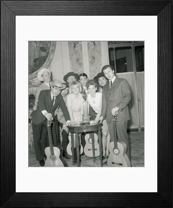 Framed Print : New Christy Minstrels with Trophy Framed Print : New Christy Minstrels with Trophy