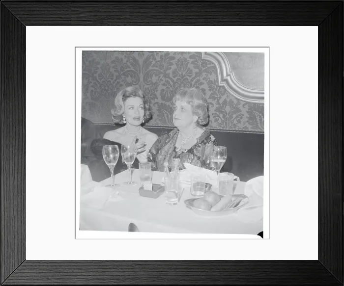 Framed Print : Constance Bennett and Perle Mesta Conversing Framed Print : Constance Bennett and Perle Mesta Conversing