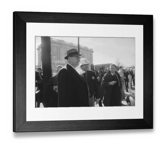 Framed Print : Wilson Baker and Jim Clark Watching March Framed Print : Wilson Baker and Jim Clark Watching March