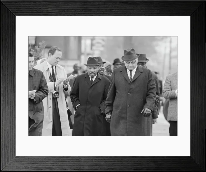 Framed Print : Martin Luther King After Being Arrested Framed Print : Martin Luther King After Being Arrested