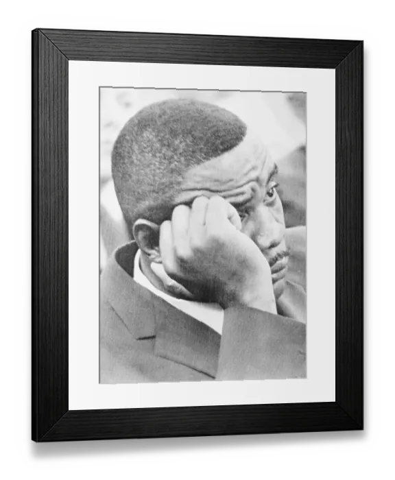 Framed Print : Heavyweight Champion Sonny Liston During His Court Sentencing Framed Print : Heavyweight Champion Sonny Liston During His Court Sentencing