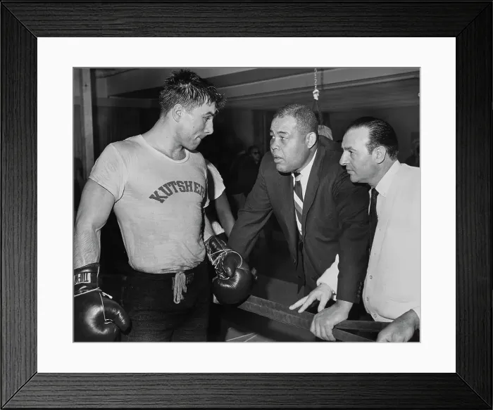 Framed Print : George Chuvalo And Joe Louis Framed Print : George Chuvalo And Joe Louis
