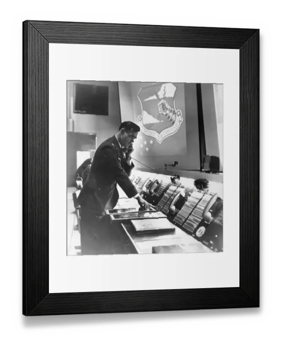 Framed Print : Military Command Post Beneath Sac Framed Print : Military Command Post Beneath Sac
