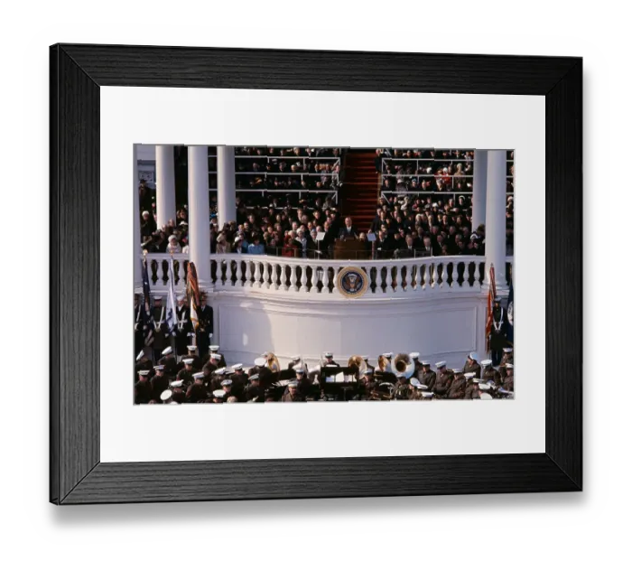 Framed Print : Lyndon Johnson Taking the Oath Framed Print : Lyndon Johnson Taking the Oath