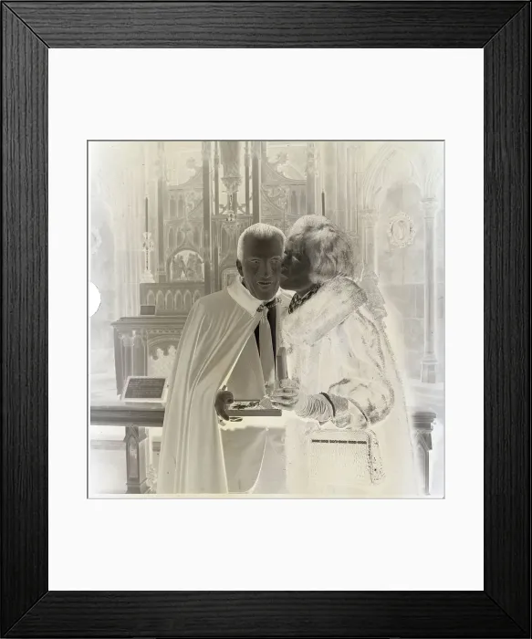 Framed Print : Sylvia Sullivan Kisses Esullivan @Church Framed Print : Sylvia Sullivan Kisses Esullivan @Church