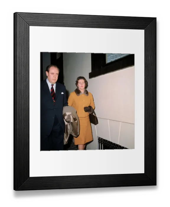 Framed Print : Mary Soames with Her Husband Framed Print : Mary Soames with Her Husband
