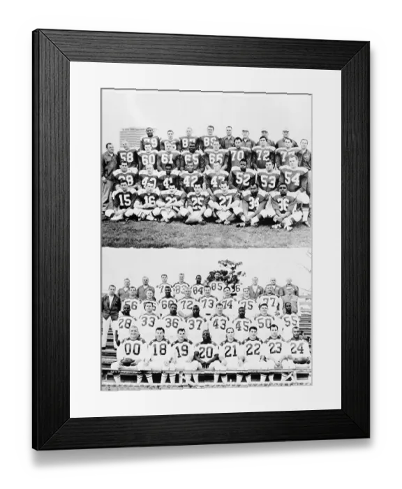 Framed Print : 1965 All-Star Game Action Framed Print : 1965 All-Star Game Action