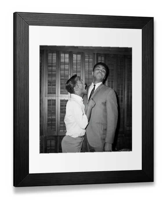 Framed Print : Sammy Davis, Jr. and Cassius Clay Framed Print : Sammy Davis, Jr. and Cassius Clay