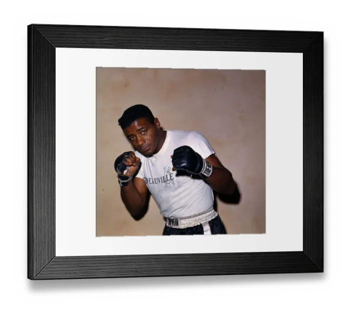 Framed Print : Portrait of Floyd Patterson Framed Print : Portrait of Floyd Patterson