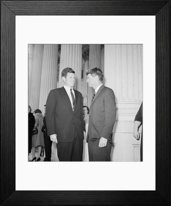 Framed Print : Senator Robert Kennedy and John Framed Print : Senator Robert Kennedy and John