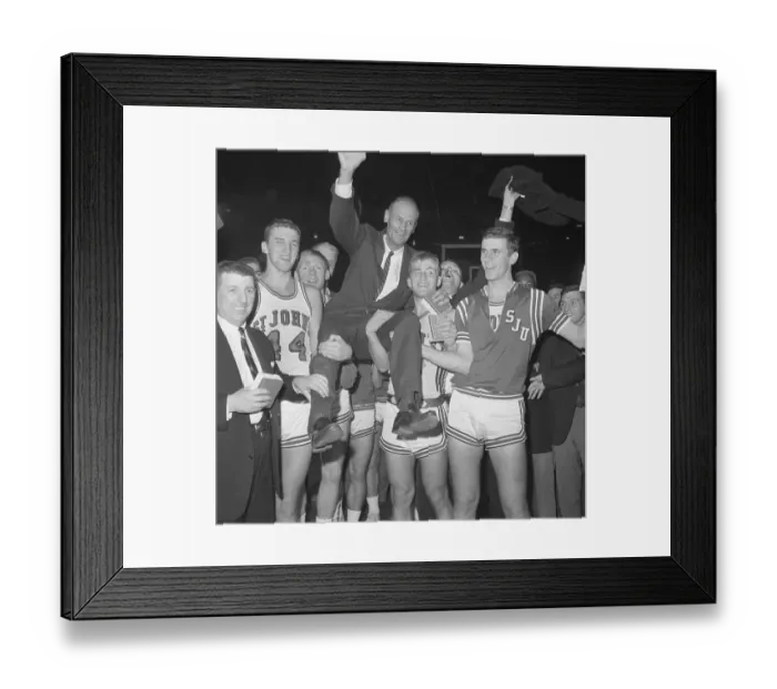 Framed Print : Celebrate ECAC Victory Framed Print : Celebrate ECAC Victory