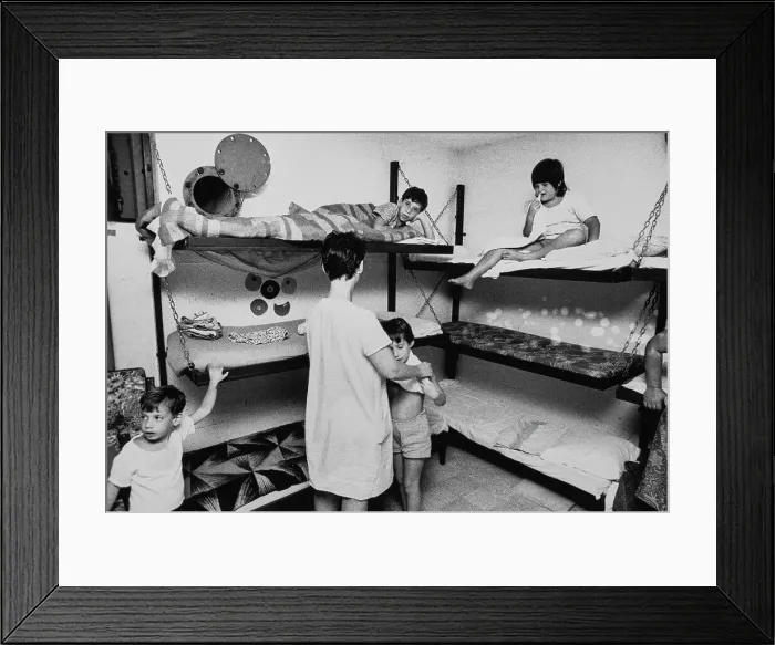 Framed Print : Children In Kibbutz Bomb Shelter Framed Print : Children In Kibbutz Bomb Shelter