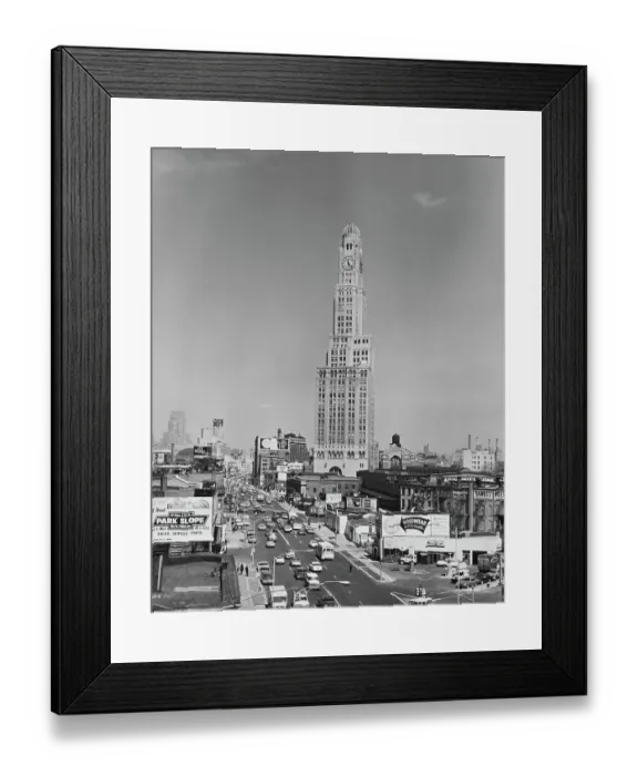 Framed Print : Williamsburgh Savings Bank Tower, Brooklyn Framed Print : Williamsburgh Savings Bank Tower, Brooklyn