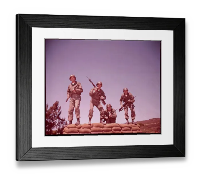 Framed Print : Television Series Combat Framed Print : Television Series Combat